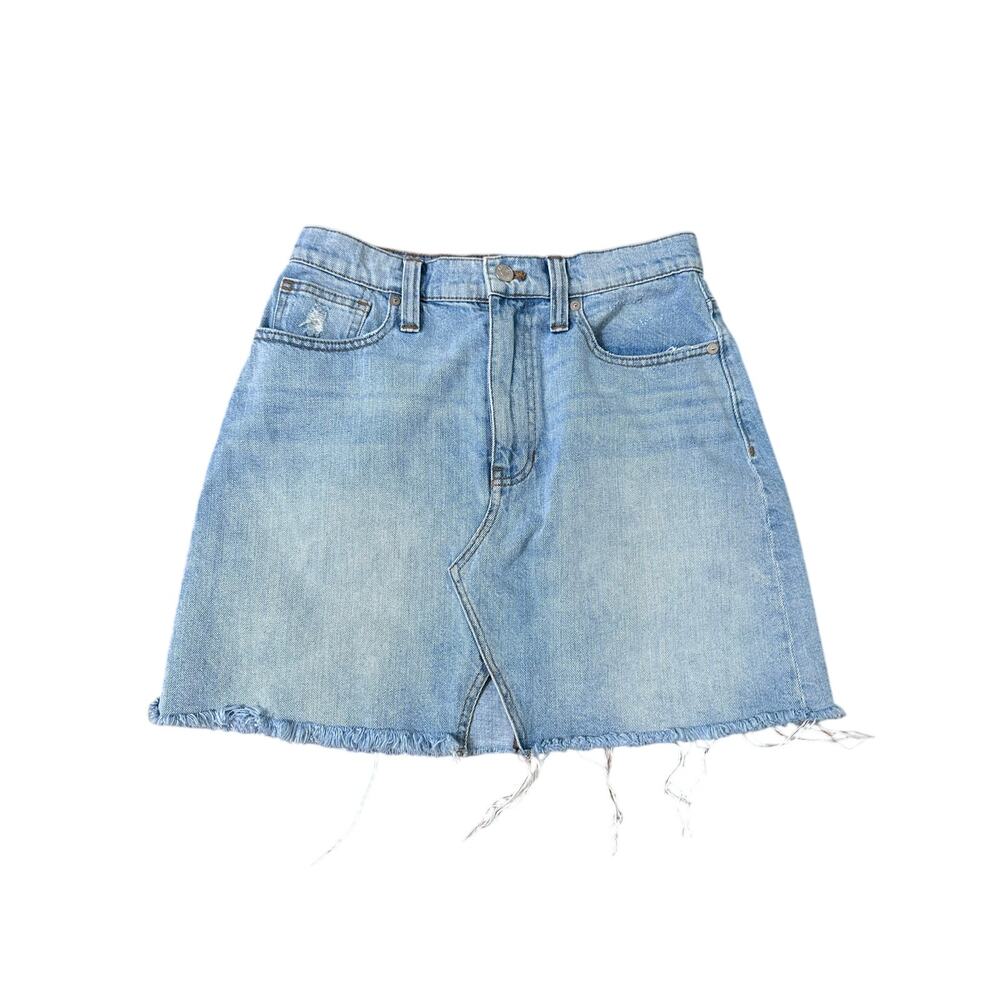 Madewell A Line Demin Mini Skirt Size 27